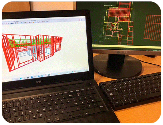 Diseñamos y realizamos los cálculos estructurales.